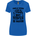 Funny Guitar Slogan Womens Wider Cut T-Shirt Royal Blue