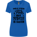Funny Guitar Slogan Womens Wider Cut T-Shirt Royal Blue