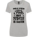 Funny Guitar Slogan Womens Wider Cut T-Shirt Sports Grey