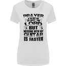 Funny Guitar Slogan Womens Wider Cut T-Shirt White