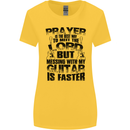 Funny Guitar Slogan Womens Wider Cut T-Shirt Yellow
