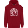 Funny Gym Quote Bodybuilding Training Childrens Kids Hoodie Red