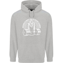 Funny Gym Quote Bodybuilding Training Childrens Kids Hoodie Sports Grey
