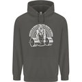 Funny Gym Quote Bodybuilding Training Childrens Kids Hoodie Storm Grey
