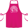 Funny Gym Quote Bodybuilding Training Cotton Apron 100% Organic Pink