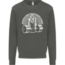 Funny Gym Quote Bodybuilding Training Kids Sweatshirt Jumper Storm Grey