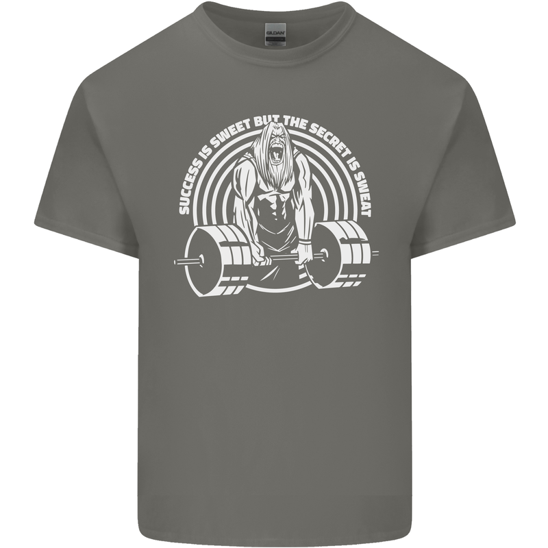 Funny Gym Quote Bodybuilding Training Kids T-Shirt Childrens Charcoal