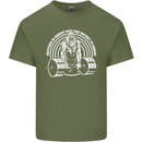 Funny Gym Quote Bodybuilding Training Mens Cotton T-Shirt Tee Top Military Green