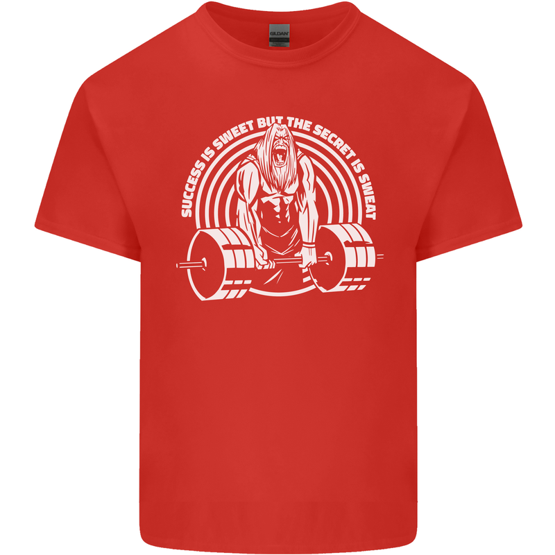 Funny Gym Quote Bodybuilding Training Mens Cotton T-Shirt Tee Top Red