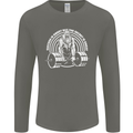 Funny Gym Quote Bodybuilding Training Mens Long Sleeve T-Shirt Charcoal