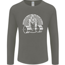 Funny Gym Quote Bodybuilding Training Mens Long Sleeve T-Shirt Charcoal