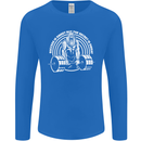 Funny Gym Quote Bodybuilding Training Mens Long Sleeve T-Shirt Royal Blue