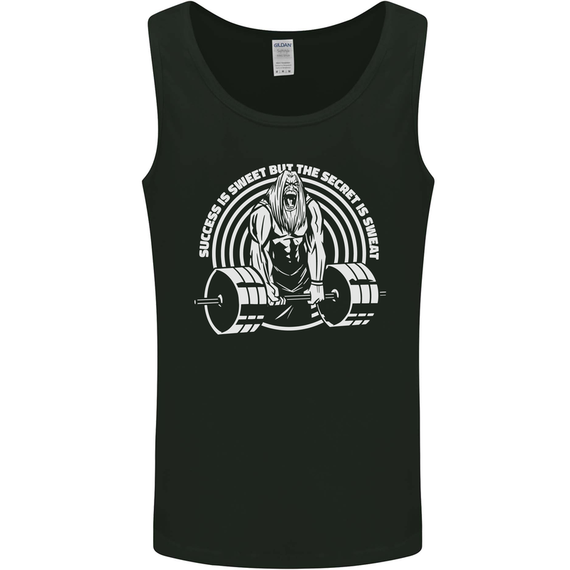 Funny Gym Quote Bodybuilding Training Mens Vest Tank Top Black