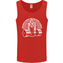 Funny Gym Quote Bodybuilding Training Mens Vest Tank Top Red