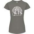 Funny Gym Quote Bodybuilding Training Womens Petite Cut T-Shirt Charcoal
