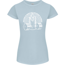 Funny Gym Quote Bodybuilding Training Womens Petite Cut T-Shirt Light Blue