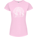 Funny Gym Quote Bodybuilding Training Womens Petite Cut T-Shirt Light Pink