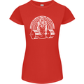 Funny Gym Quote Bodybuilding Training Womens Petite Cut T-Shirt Red