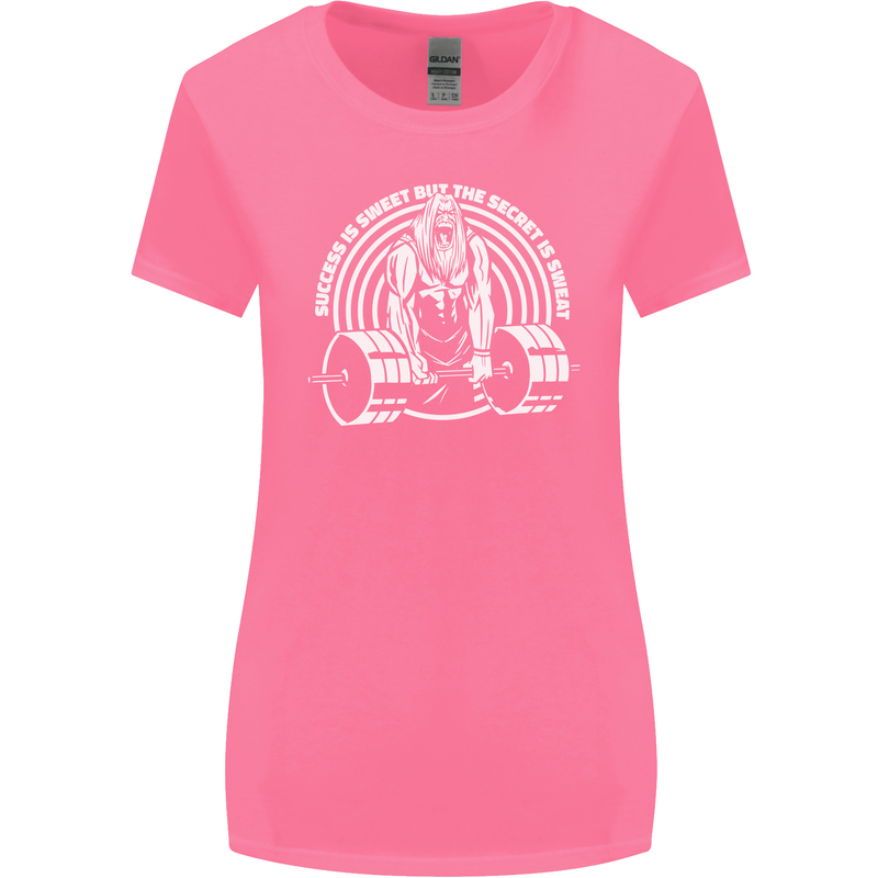 Funny Gym Quote Bodybuilding Training Womens Wider Cut T-Shirt Azalea