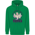 Funny Halloween Alcohol Vodka Spirit Ghost Childrens Kids Hoodie Irish Green