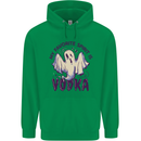 Funny Halloween Alcohol Vodka Spirit Ghost Childrens Kids Hoodie Irish Green