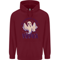 Funny Halloween Alcohol Vodka Spirit Ghost Childrens Kids Hoodie Maroon