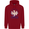 Funny Halloween Alcohol Vodka Spirit Ghost Childrens Kids Hoodie Red