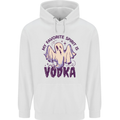 Funny Halloween Alcohol Vodka Spirit Ghost Childrens Kids Hoodie White