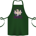 Funny Halloween Alcohol Vodka Spirit Ghost Cotton Apron 100% Organic Forest Green