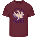 Funny Halloween Alcohol Vodka Spirit Ghost Mens Cotton T-Shirt Tee Top Maroon