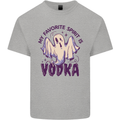 Funny Halloween Alcohol Vodka Spirit Ghost Mens Cotton T-Shirt Tee Top Sports Grey