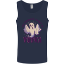 Funny Halloween Alcohol Vodka Spirit Ghost Mens Vest Tank Top Navy Blue