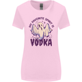 Funny Halloween Alcohol Vodka Spirit Ghost Womens Wider Cut T-Shirt Light Pink