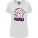 Funny Halloween Alcohol Vodka Spirit Ghost Womens Wider Cut T-Shirt White