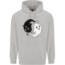 Funny Halloween Ying Yang Ghosts Childrens Kids Hoodie Sports Grey