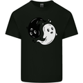 Funny Halloween Ying Yang Ghosts Kids T-Shirt Childrens Black
