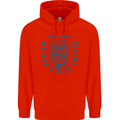 Funny Halloween Zombie We Dont Bite Much Childrens Kids Hoodie Bright Red