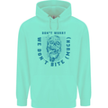 Funny Halloween Zombie We Dont Bite Much Childrens Kids Hoodie Peppermint