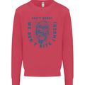 Funny Halloween Zombie We Dont Bite Much Mens Sweatshirt Jumper Heliconia