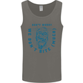 Funny Halloween Zombie We Dont Bite Much Mens Vest Tank Top Charcoal