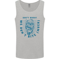 Funny Halloween Zombie We Dont Bite Much Mens Vest Tank Top Sports Grey