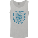 Funny Halloween Zombie We Dont Bite Much Mens Vest Tank Top Sports Grey
