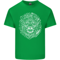 Funny Hipster Lion Mens Cotton T-Shirt Tee Top Irish Green