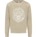 Funny Hipster Lion Mens Sweatshirt Jumper Sand