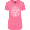 Funny Hipster Lion Womens Wider Cut T-Shirt Azalea