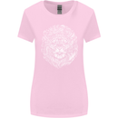 Funny Hipster Lion Womens Wider Cut T-Shirt Light Pink
