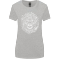 Funny Hipster Lion Womens Wider Cut T-Shirt Sports Grey