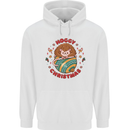 Funny Hoggy Christmas Hedgehog Childrens Kids Hoodie White