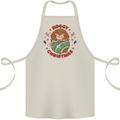 Funny Hoggy Christmas Hedgehog Cotton Apron 100% Organic Natural