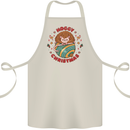Funny Hoggy Christmas Hedgehog Cotton Apron 100% Organic Natural